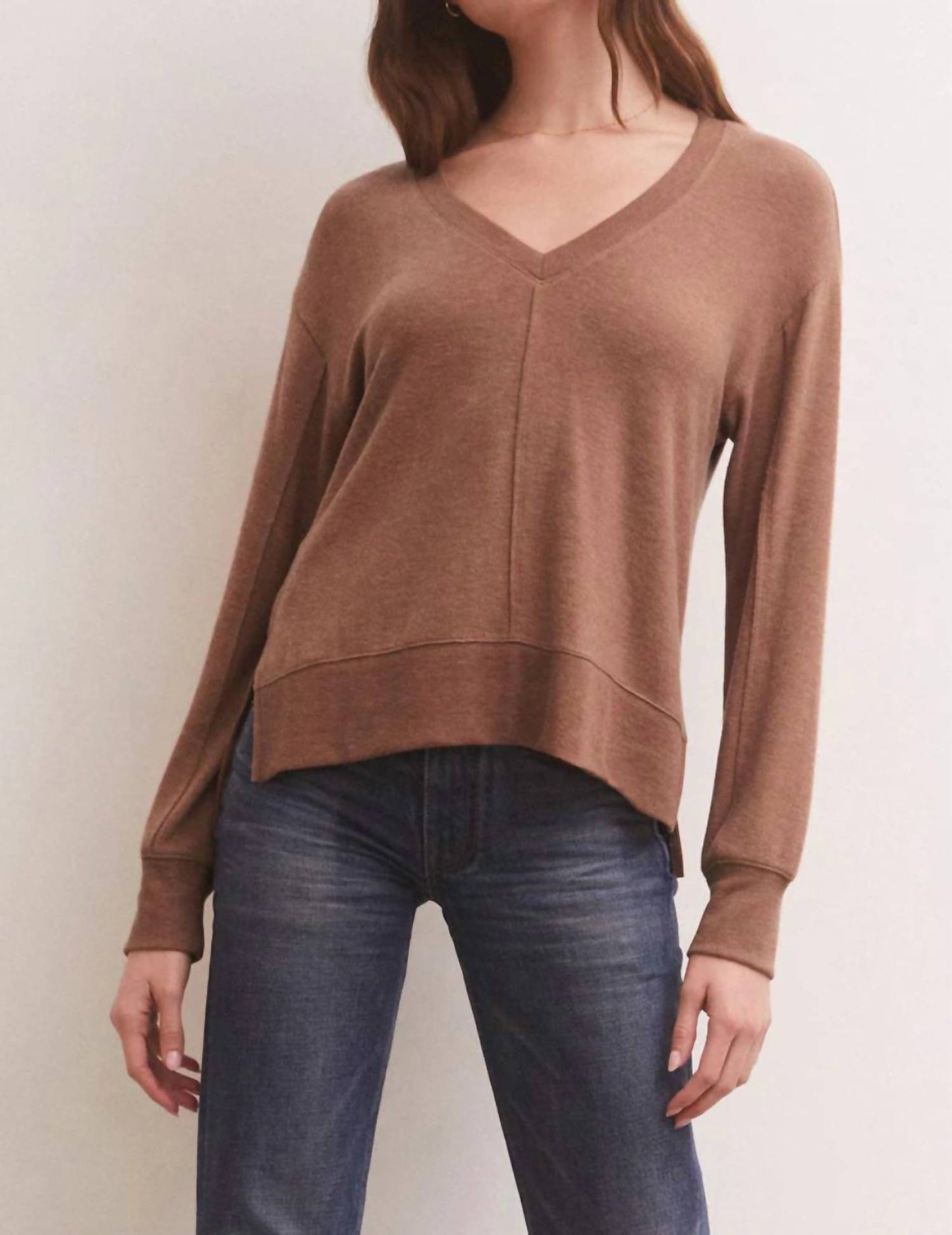 Z Supply - Wilder Cloud V Neck Long Sleeve Top