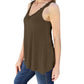 Basic Bae - Effortless Elegance Lace V-Neck Cami