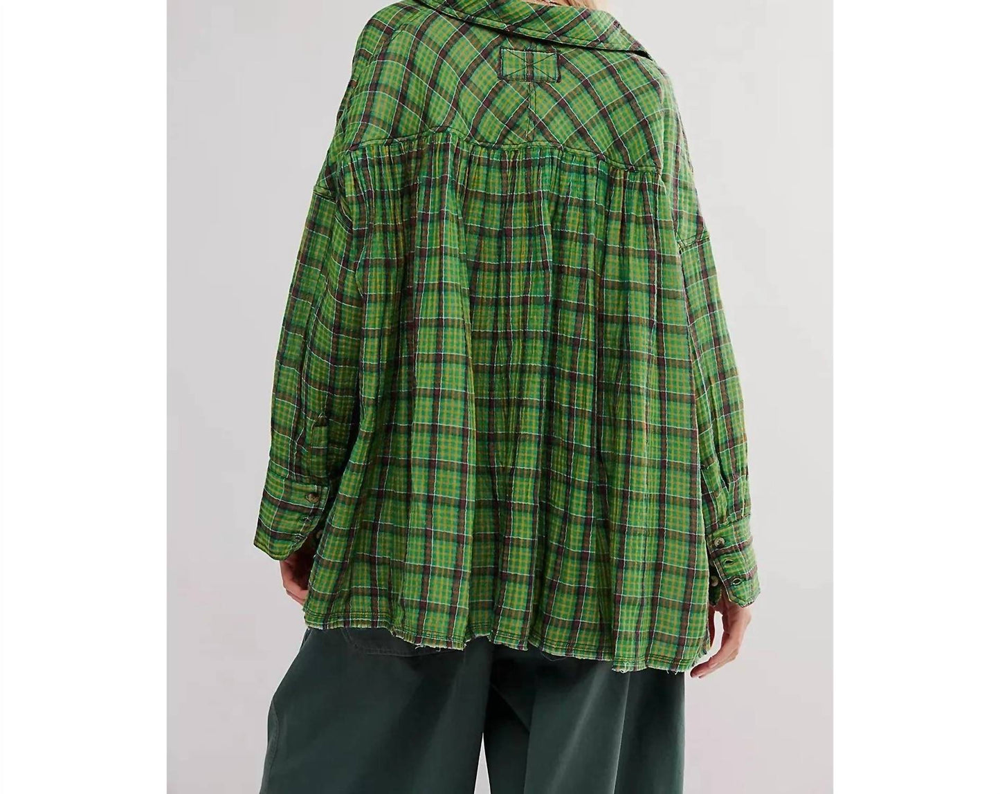 Free People - Cardiff Plaid Top