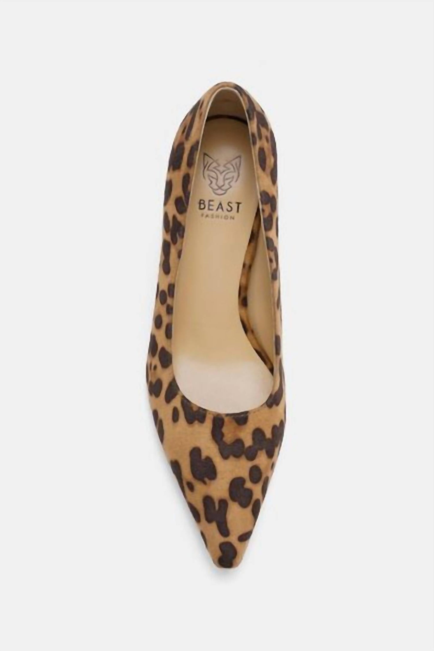 Beast Fashion - Women's Faux Suede Point Toe Pumps