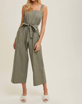 Wishlist - Ella Belted Capri Jumpsuit