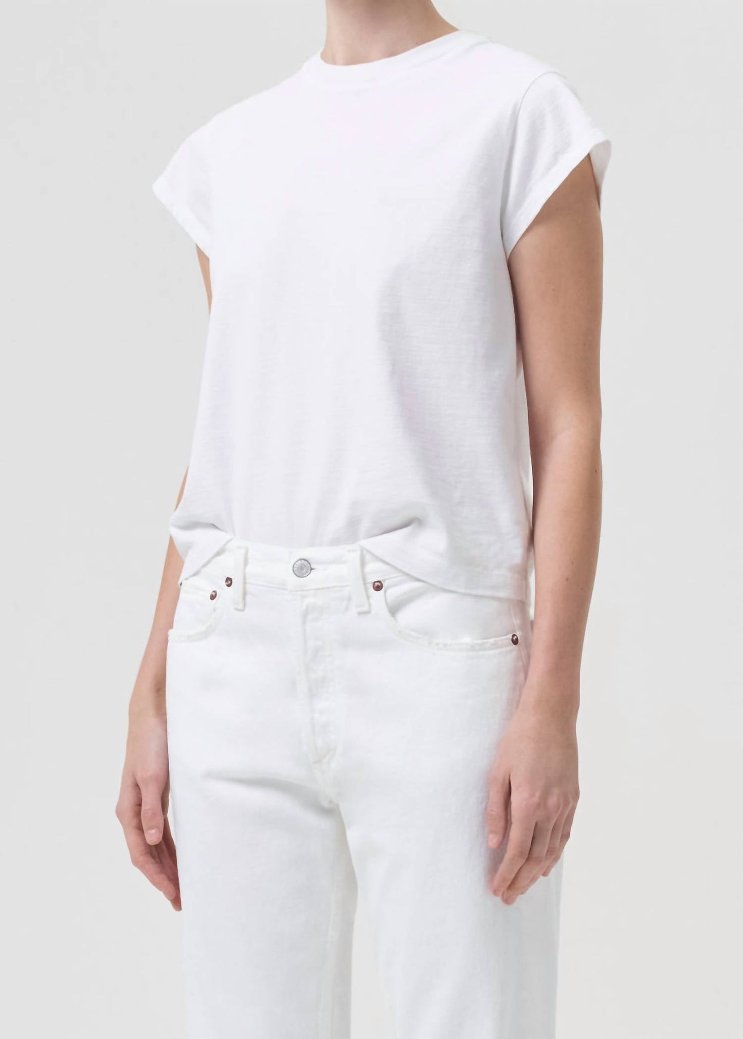 Agolde - Bryce Cap Sleeve Tee