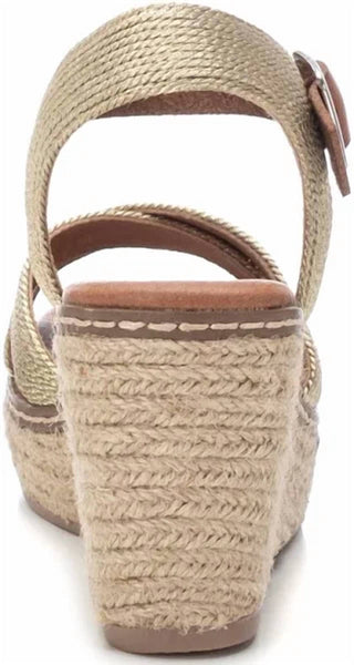 Xti - Women's Jute Wedge Sandals