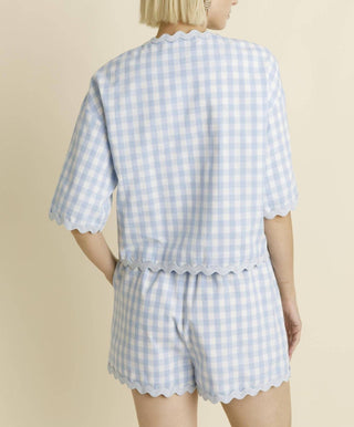 Aureum - Gingham Top