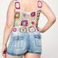 Sweet Generis - Crochet Crop Tank Top
