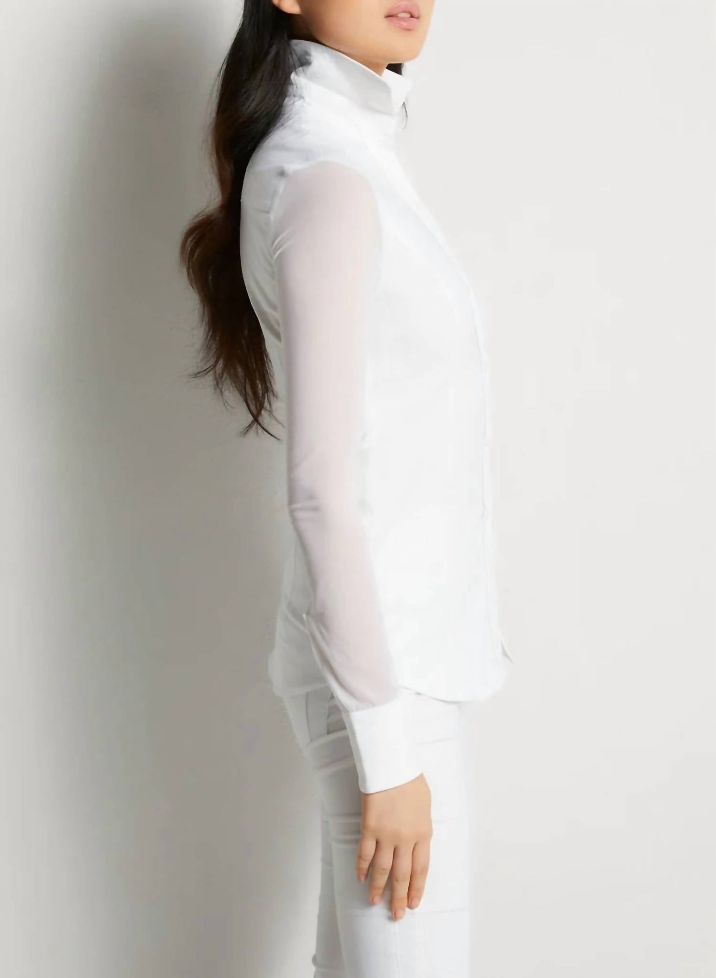 Anatomie - BETH MESH-SLEEVE SHIRT