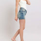Judy Blue - High Waist V Front Vintage Denim Short