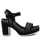 Xti - Women's Heeled Suede Sandals