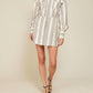 Line And Dot - Freddie Striped Mini Dress