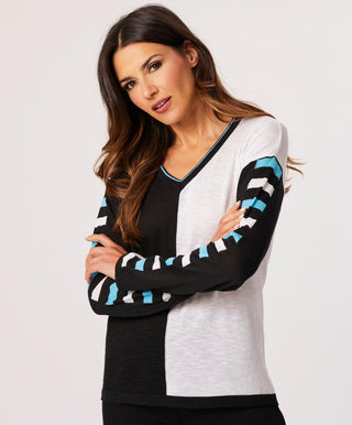 French Kyss - Color Block Top