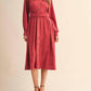 &Merci - Suede Shirt Dress