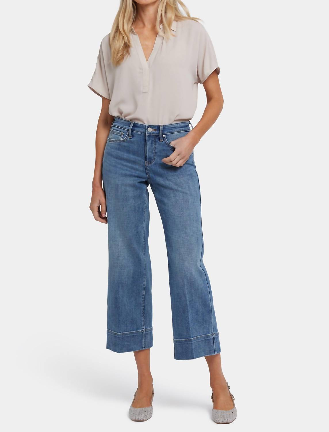 Nydj - Teresa Wide Leg Ankle Jean