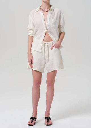 Citizens Of Humanity - Brynn Drawstring Linen Short