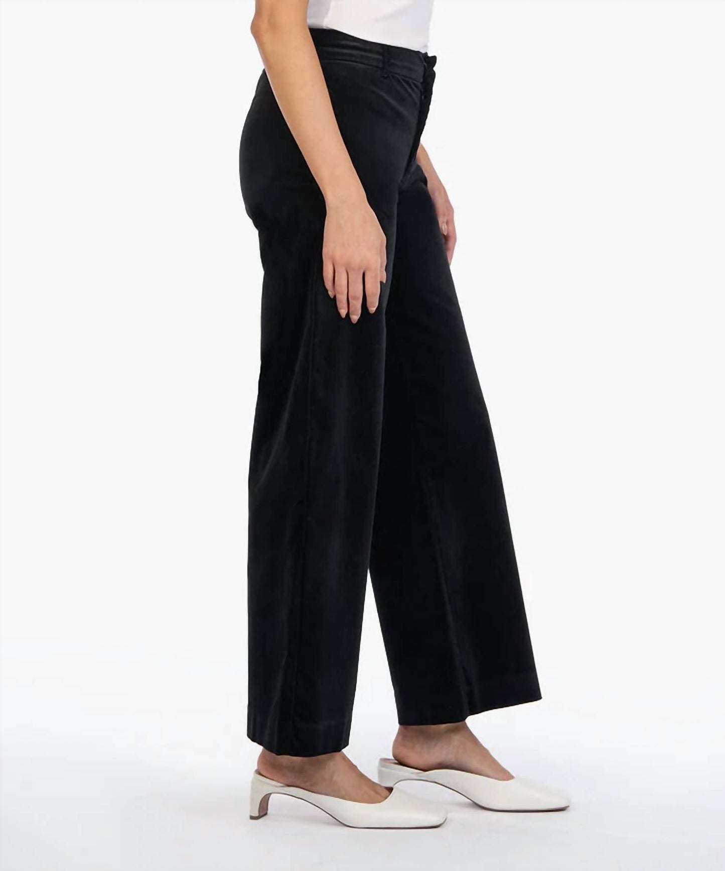 Kut From The Kloth - Meg High Rise Velveteen Wide Leg Trousers