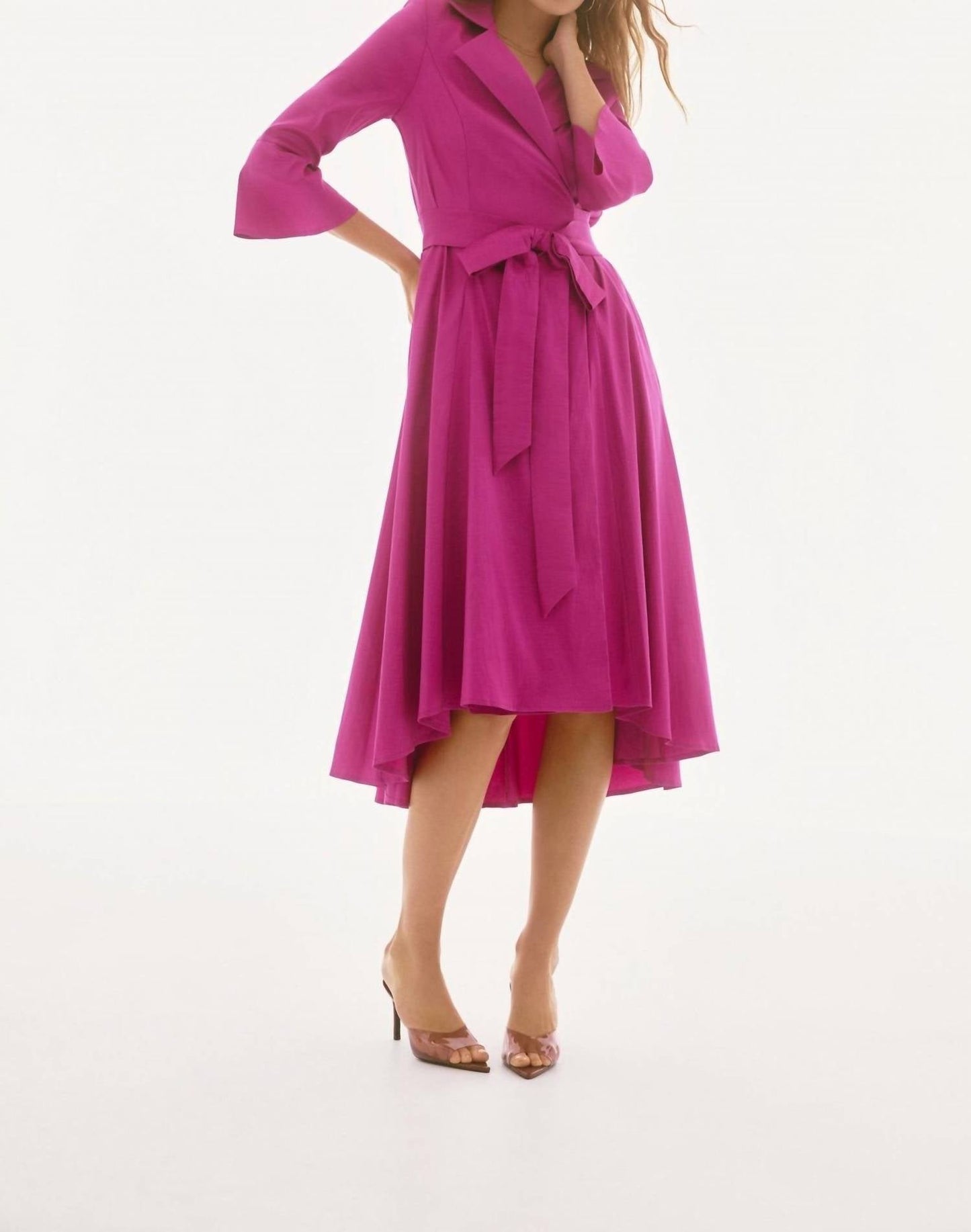 Joseph Ribkoff - Stretch Taffeta Wrap Dress