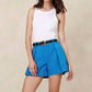 Banana Republic - Cotton Blend Pleated Shorts