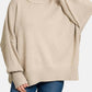 Trendsi - Zenana Side Sit Oversize Sweater