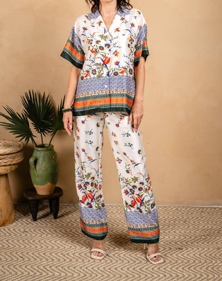 Paparazzi - Border Print Pull-on Pant