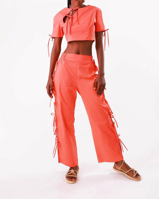 Bela Brand - Cropped Bows Top