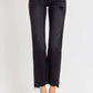 Risen - Mid Rise Ankle Straight Leg Jeans