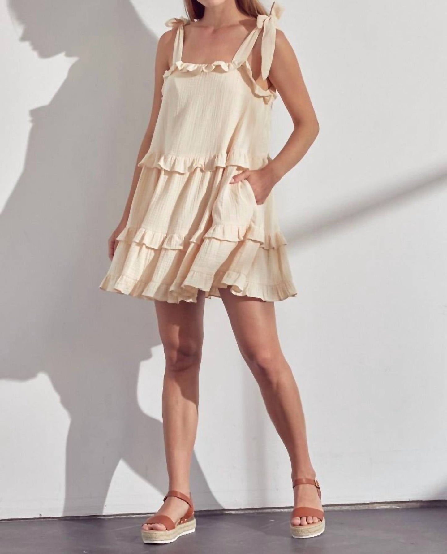 &Merci - Faith Tiered Mini Dress