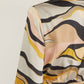 Entro - Swirl Print V-Neck Wrap Style Mini Dress
