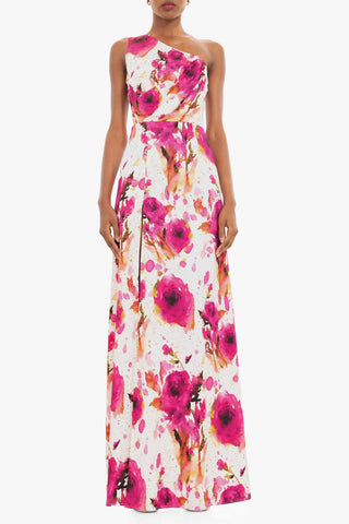 Black Halo - Marietta Floral Printed Gown