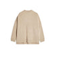 Topshop - Oversize Rib Knit Mock Neck Pullover