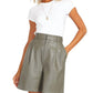Steve Madden - Kokomo Leather Bermuda Short
