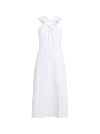 French Connection - Echo Rec Crepe Halter Ring Dress