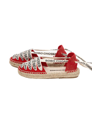 Bobo Choses - Girl's Lace-up Cotton Espadrille
