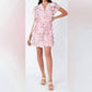Abbey Glass - 3d Lace Mini Dress