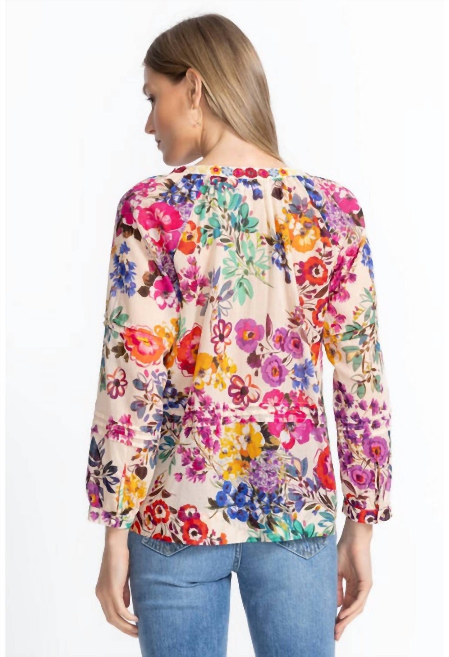 Johnny Was - RAGLAN PINTUCK BLOUSE