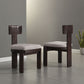 Upholstered Dining Fabric Side Chairs (Set of 2)