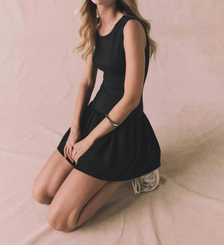 Chaser - Lou Licorice Mini Dress