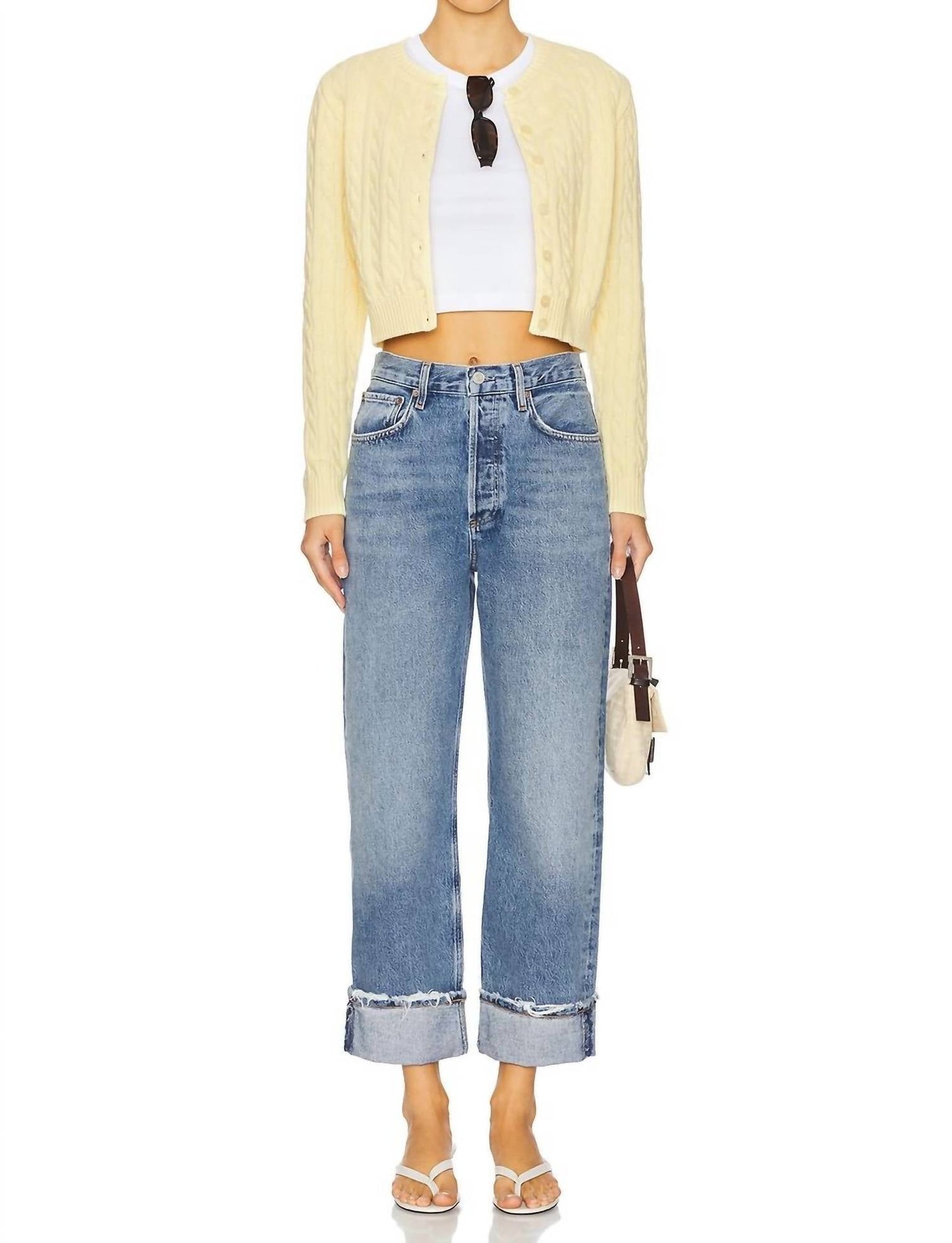 Agolde - Fran Low Slung Straight Jean