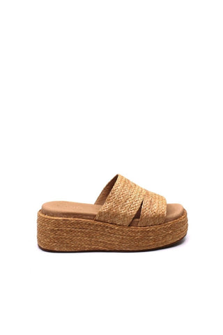 Chocolat Blu - Women's Larra Toast Raffia Sandal