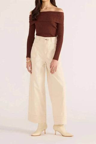Minkpink - Jane Drill Straight Leg Pant