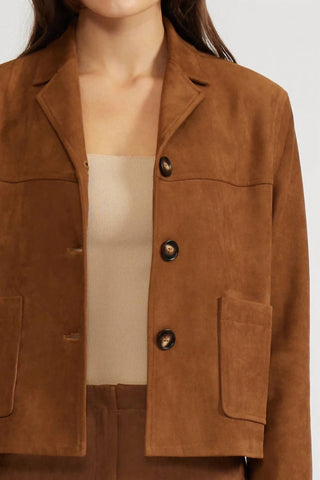 Lucy Paris - Brent Suede Jacket