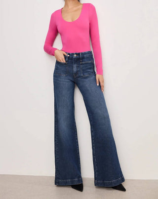 Good American - Good Waist Palazzo Jeans