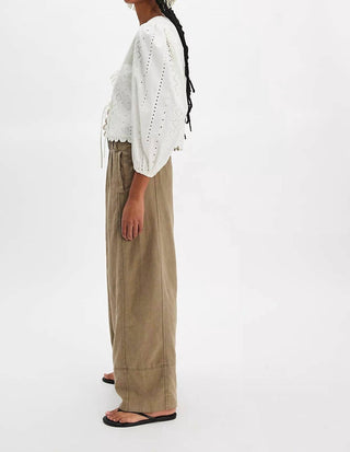 Free People - Day's End Linen Pull-on Pants