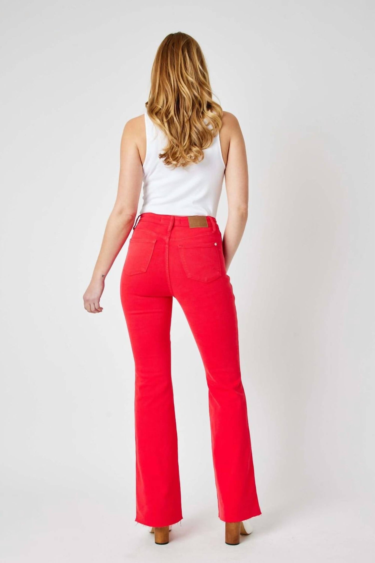 Judy Blue - Waist Tummy Control Garment Flare Denim Jeans