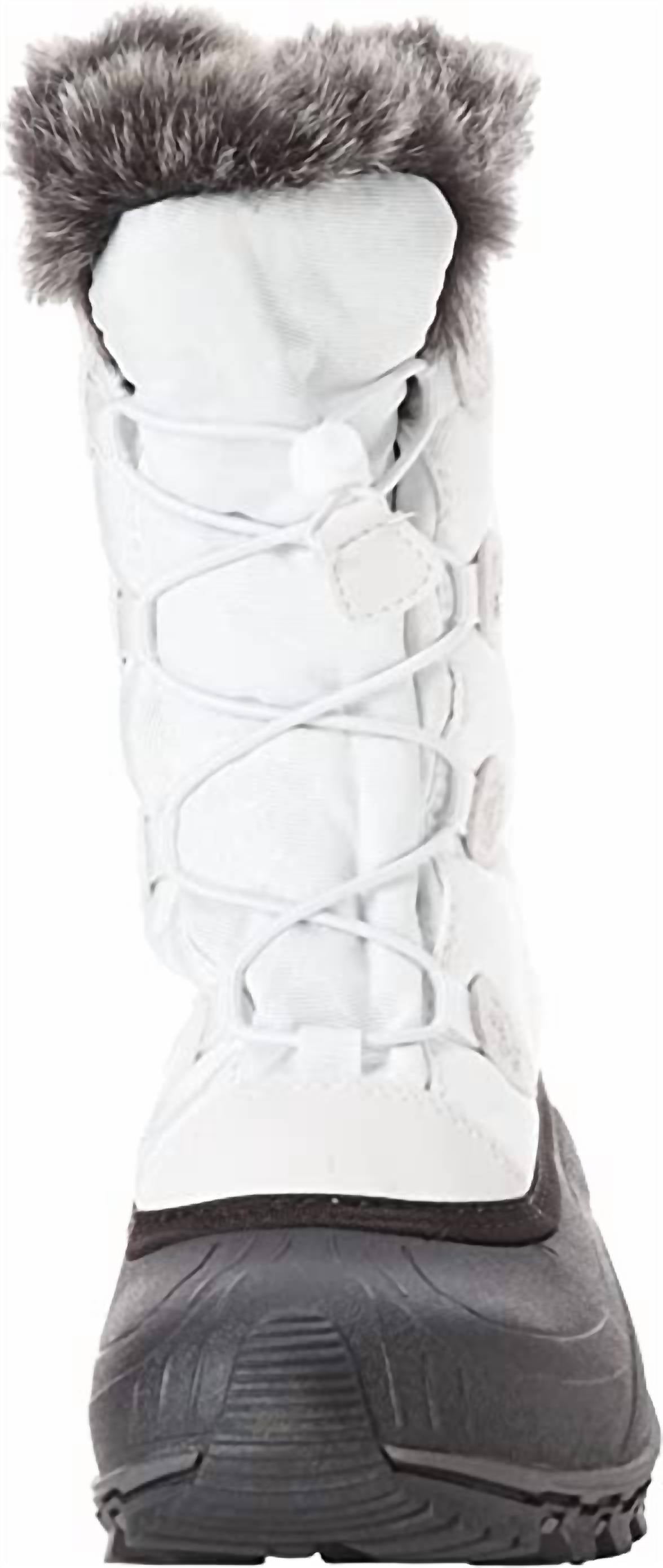 Kamik - Women's Momentum Pull On Rounded Toe Waterproof Fur Trim Ankle Snow Boots