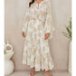Milio Milano - Palm Print Tiered Maxi Skirt