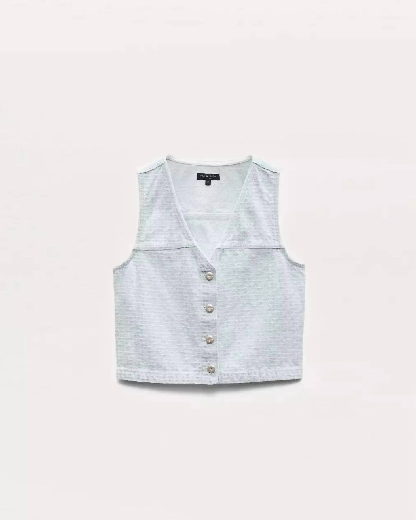 Rag & Bone - Juliana Tweed Button-front Vest
