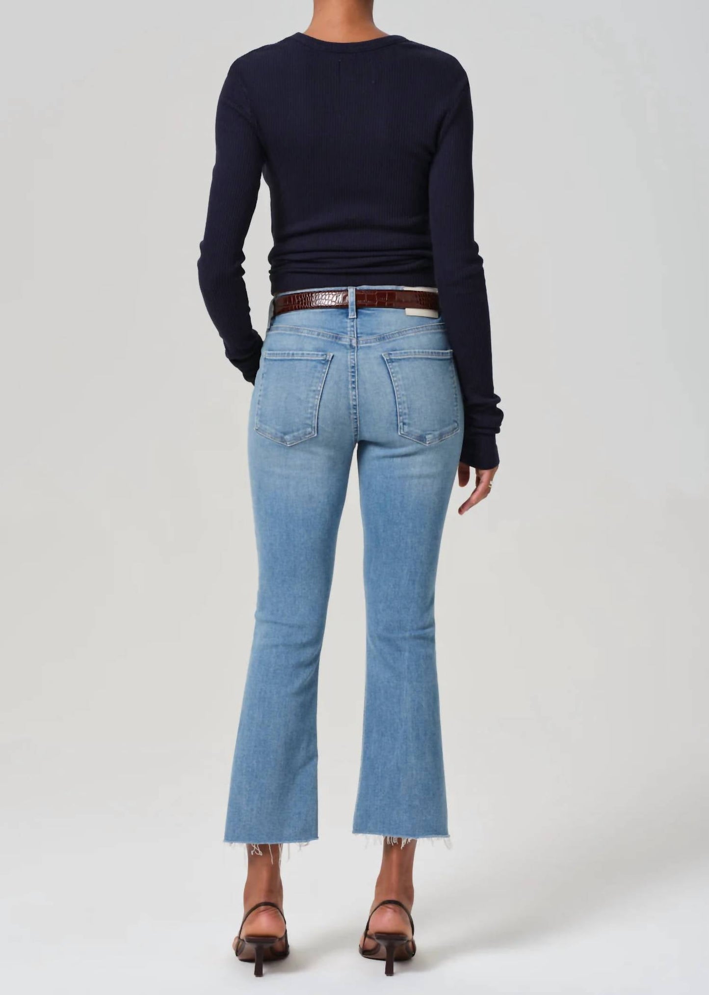 Citizens Of Humanity - Women's Isola Mid Rise Cropped Boot Tahiti Jeans