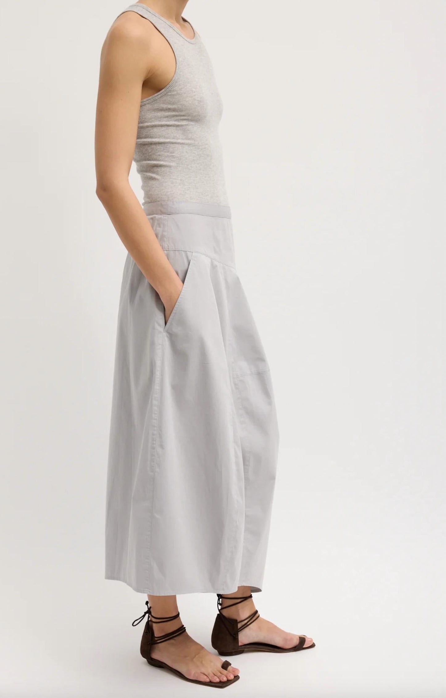 Tibi - Silky Asymmetrical Balloon Skirt