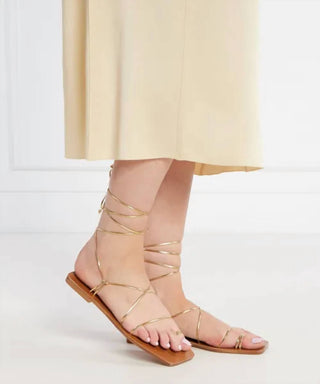 Alohas - Women's Bamboo Shimmer Leather Sandals