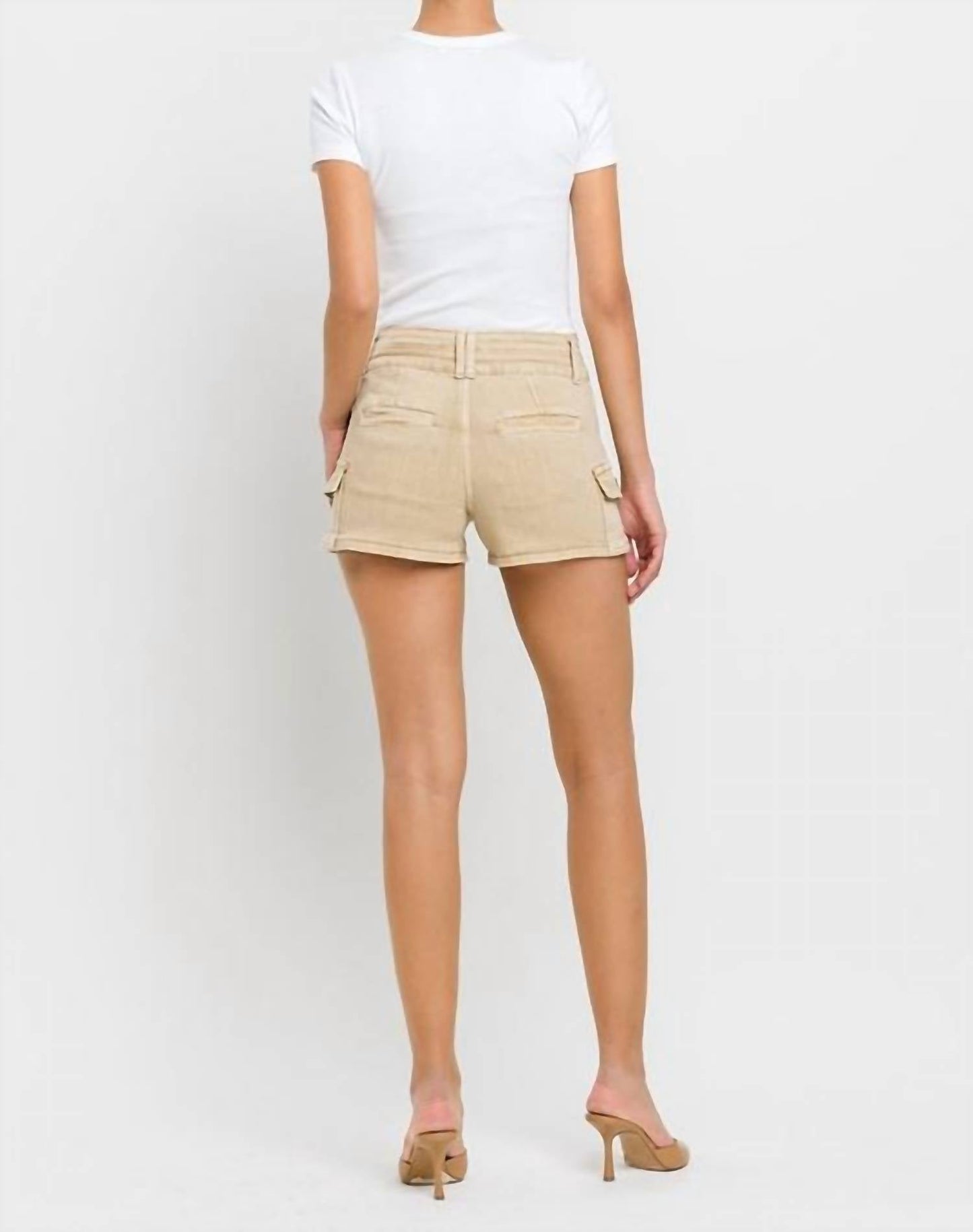 Vervet By Flying Monkey - High Rise Cargo Shorts
