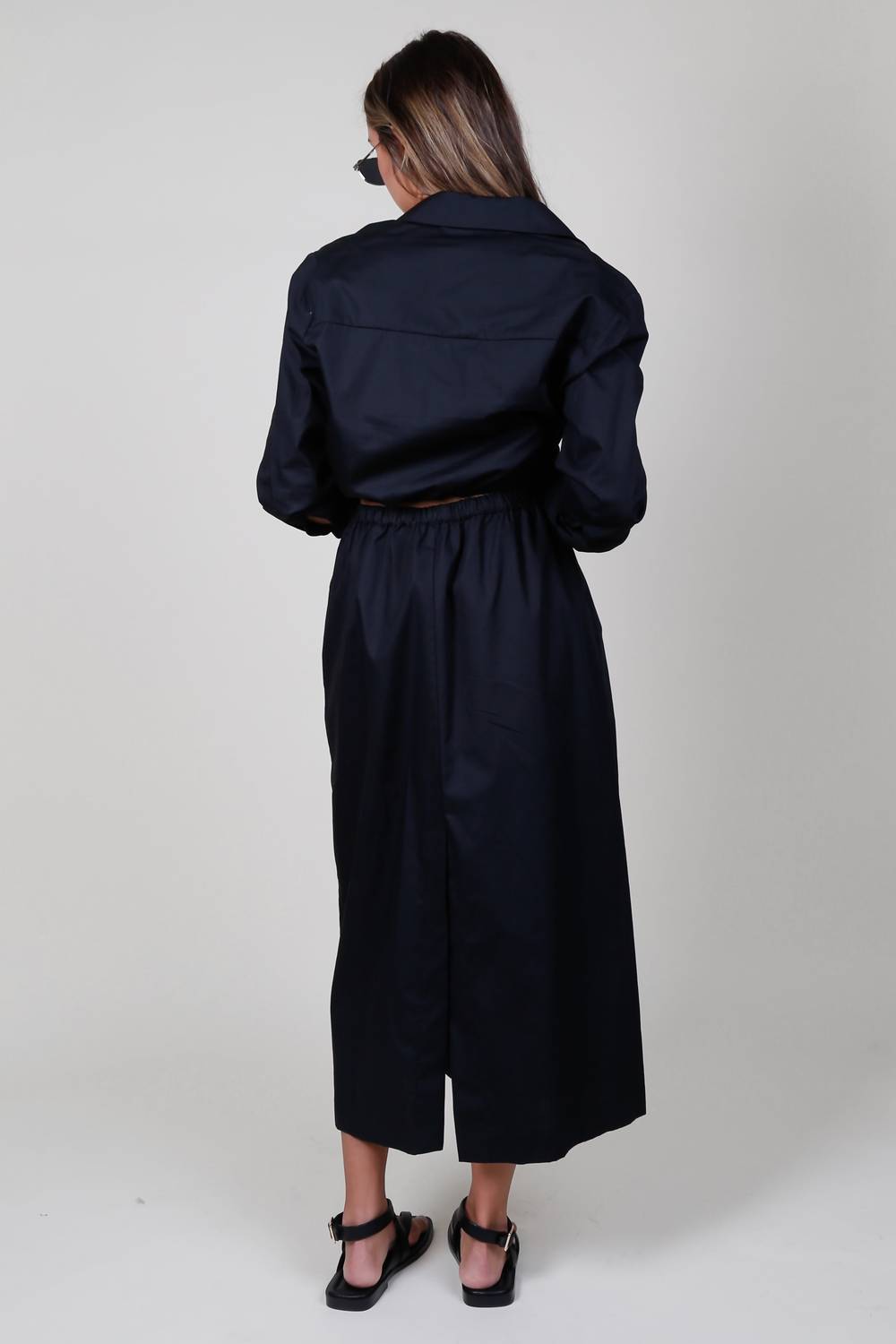Enza Costa - Cotton Drawcord Shirt